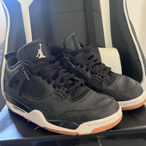 Air Jordan 4 retro laser gum bottom - Picture 3 of 6